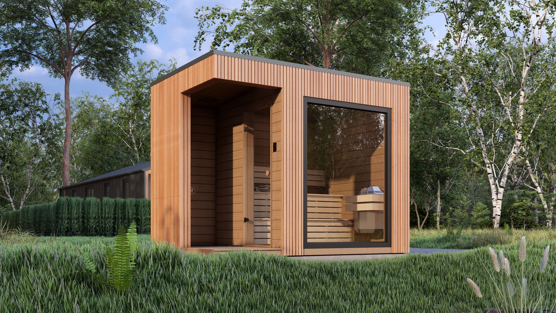Timber cladding detail
