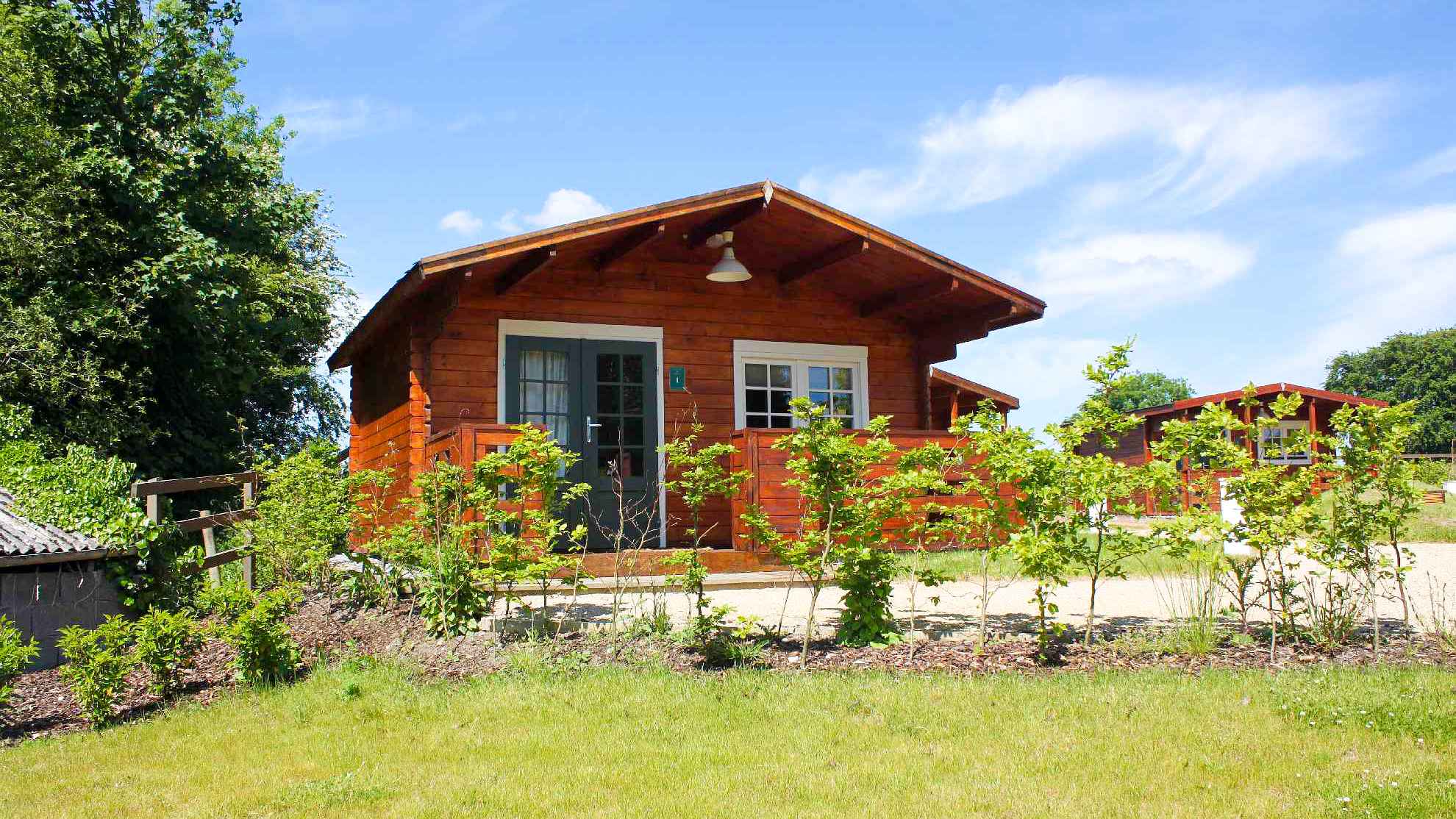 Glamping Log Cabins Outside Front 3