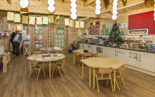 Pre-school Log Cabin Inside