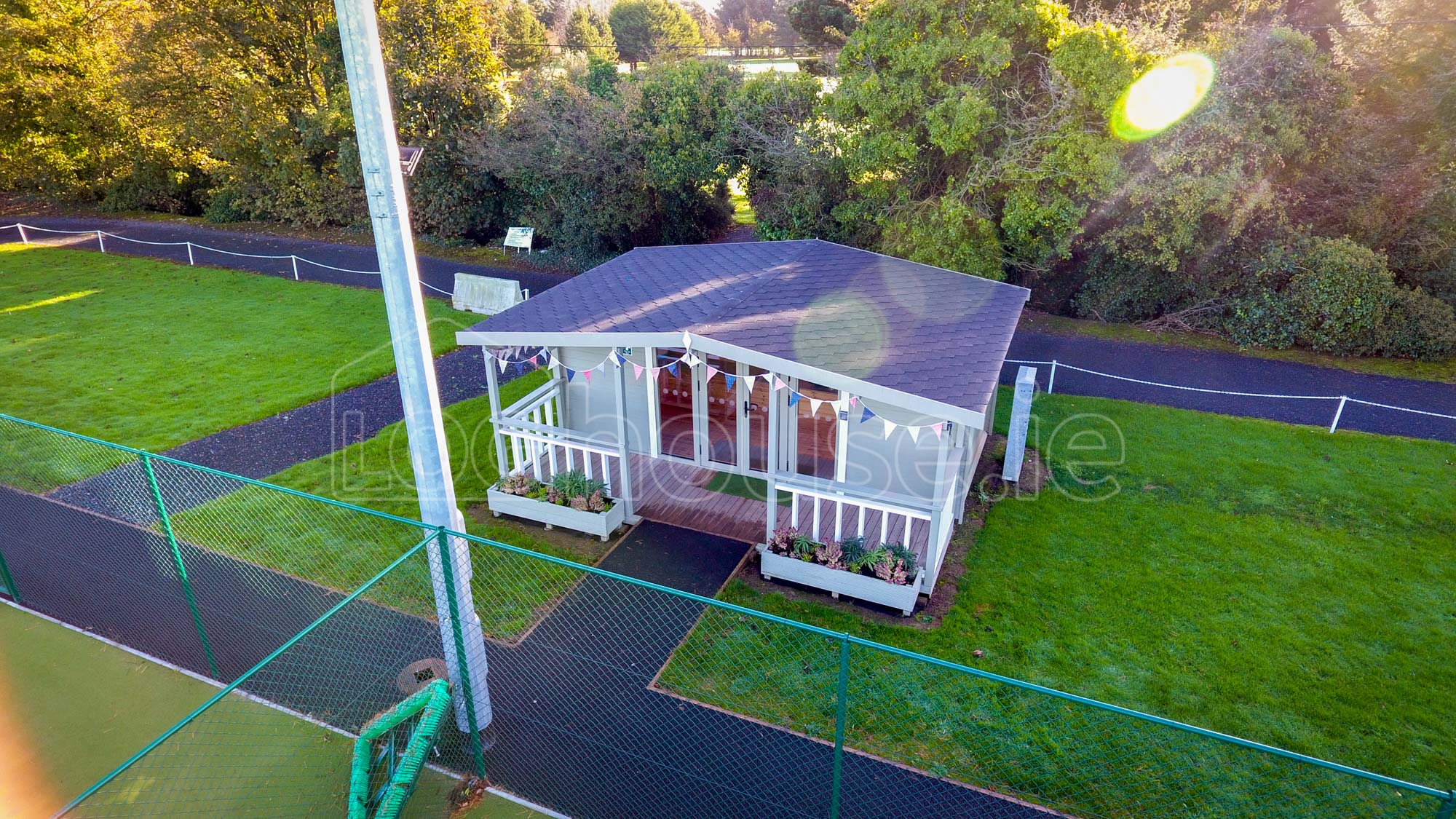 Drone Log Cabin