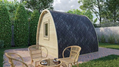 Glamping pod 3x3m -1-2